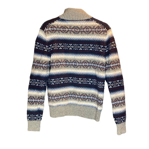 BOYS SWEATER TOMMY HILFILGER YOUTH M QUARTER ZIP WOOL COTTON BLEND - Picture 10 of 10